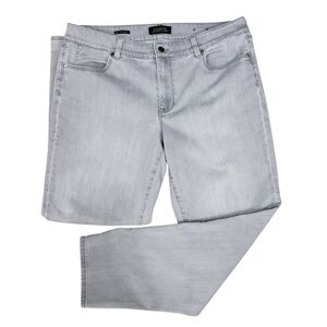 Talbots Light Gray Wash Women's Boyfriend Flawless Five-Pocket Jeans Size 14